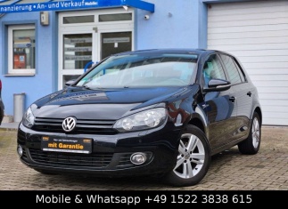 Volkswagen Golf VI Match PDC/Teilleder/Scheckheft/SHZ/ALU